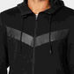 Id Ideology Men's Chevron Zip Hoodie Black Size Small