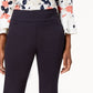 Charter Club Women's Cambridge Pull On Ponte Pants Blue Size 4