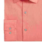AlfaTech by Alfani Men's Bedford Cord Classic/Regular Fit Dress Shirt Orange Size 16x32-33