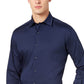Alfatech By Alfani Men's Big & Tall Solid Dress Shirt Dark Blue Size 34-35