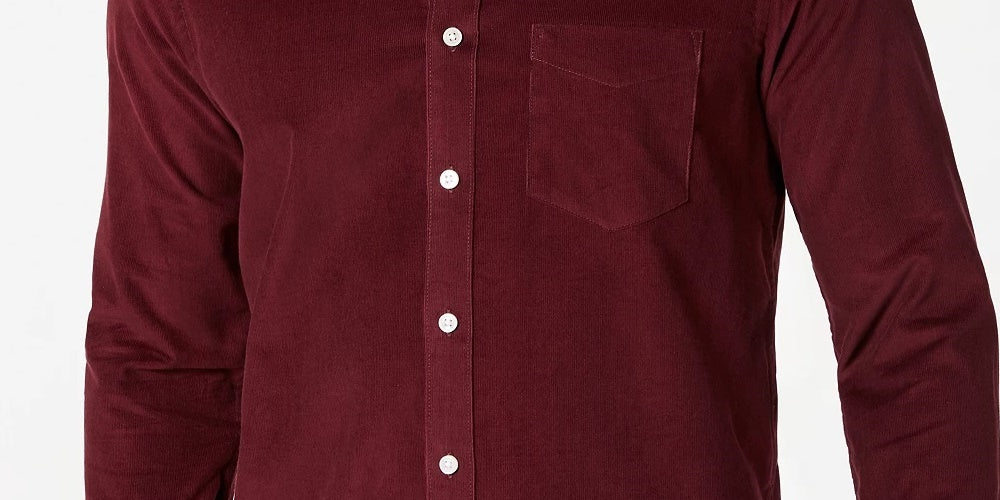 American Rag Men's Coronet Two Tone Crew Neck Sweater Wine Size Medium