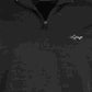 Greg Norman Men's Herringbone 1/4 Zip Up 1/4 Zip Pullover Black Size Medium
