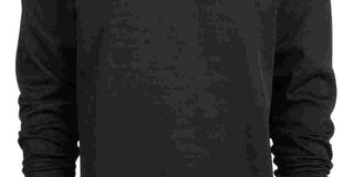 Greg Norman Men's Herringbone 1/4 Zip Up 1/4 Zip Pullover Black Size Medium