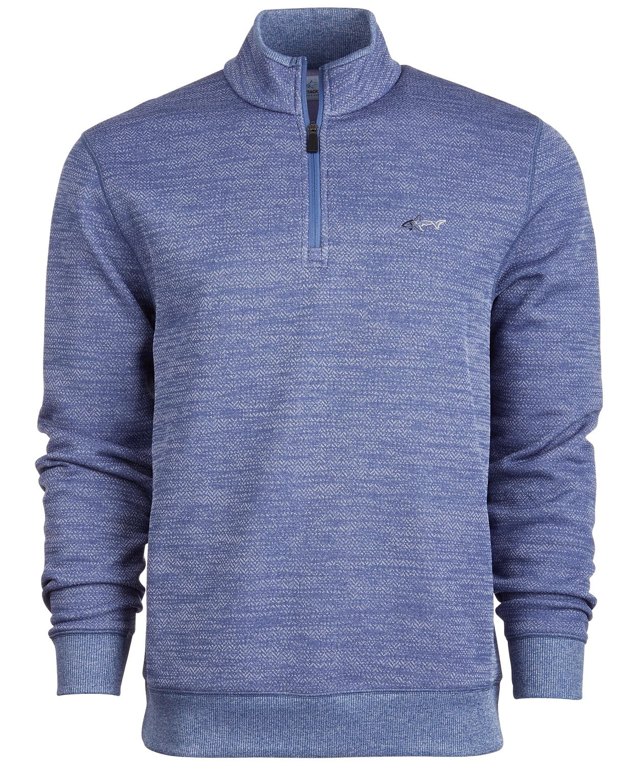 Attack Life Men's Rapiwarm Quarter Zip Herringbone Sweater Navy Size X-Large