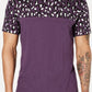 INC International Concepts  Men's Foil Leopard  T-Shirt  Purple Size Small