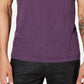INC International Concepts  Men's Foil Leopard  T-Shirt  Purple Size Small