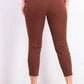 Alfani Women's Petite Hollywood-Waist Skinny Ankle Pants Dark Brown Size 4P