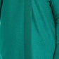 JM Collection Women's Plus Size Lace-Up Cowlneck Sweater Green Size 2X
