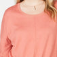 Style & Co Women's Tie Front Sweater Orange Size XX-Large