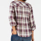 Style & Co Women's Pleated Top Purple Size Petite Small