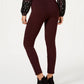 Style & Co Women's Snap-Hem Ponte-Knit Leggings Wine Size X-Small