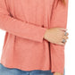 Style & Co Women's Long Sleeve Crewneck Top Orange Size XX-Large