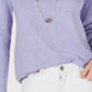 Style & Co Women's Long Sleeve Crewneck Top  Purple Size XX-Large