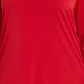 JM Collection Women's Diamonte Trim Cold Shoulder Tunic Red Size 0X