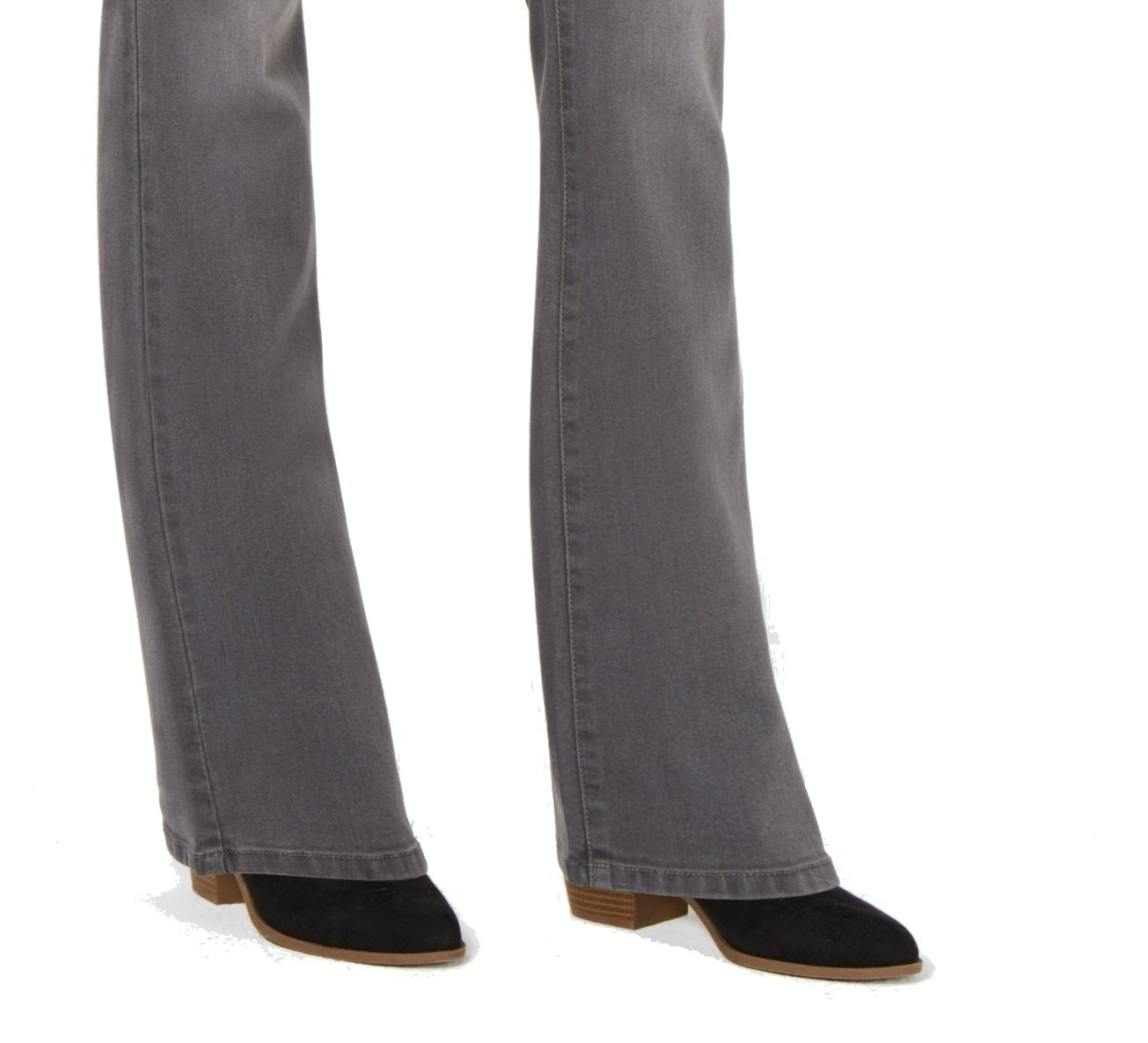 Style & Co.Women's Curvy-Fit Bootcut Jeans Gray Size 16