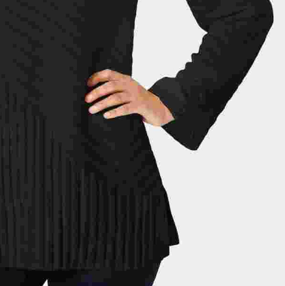 Charter Club Women's Mixed-Stitch Mock-Neck Sweater Black Size Small