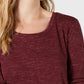 Style & Co Women's Long Sleeve T-Shirt Purple Size X-Large