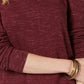 Style & Co Women's Long Sleeve T-Shirt Purple Size X-Large