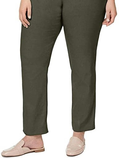 Charter Club Women's Trouser Pants Dark Green Size 16