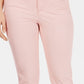 Charter Club Women's Tummy Control Bristol Capri Jeans Pink Size 6