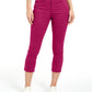 Charter Club Women's Tummy Control Bristol Capri Jeans Pink Size 8