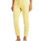 Charter Club Women's Tummy Control Bristol Capri Jeans Yellow Size 18