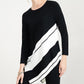 Alfani Women's Asymmetrical Knit Sweater Black Size X-Large