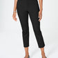 Charter Club Women's Petite Newport Tummy-Control Cropped Pants Black Size 14P