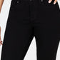 Charter Club Women's Tummy Control Bristol Capri Jeans Black Size 10