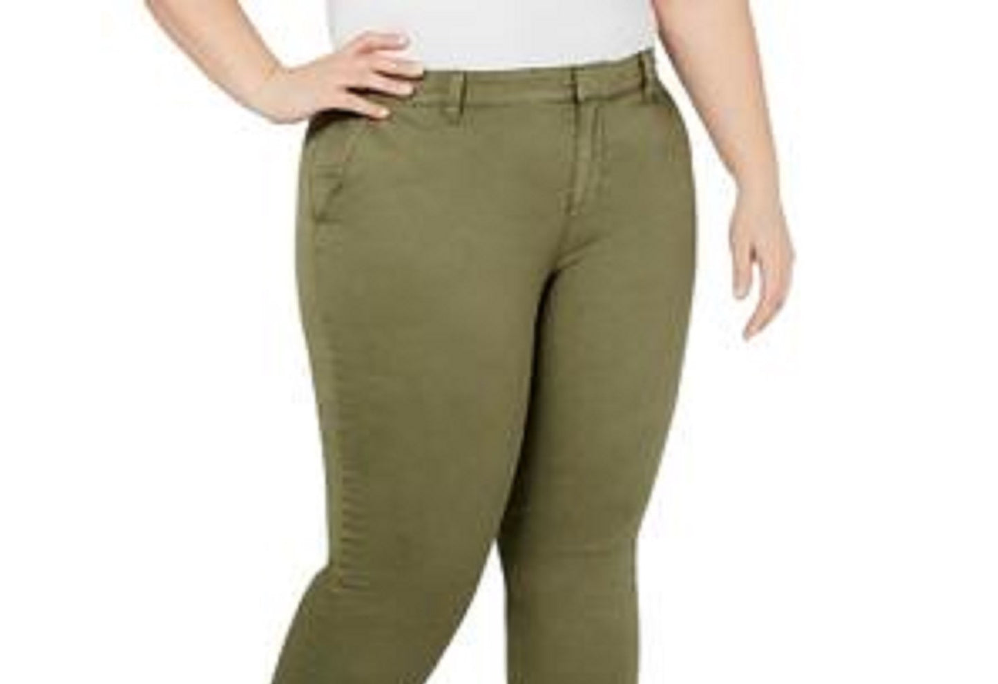 Style & Co Women's Chino Pants Green Size 18