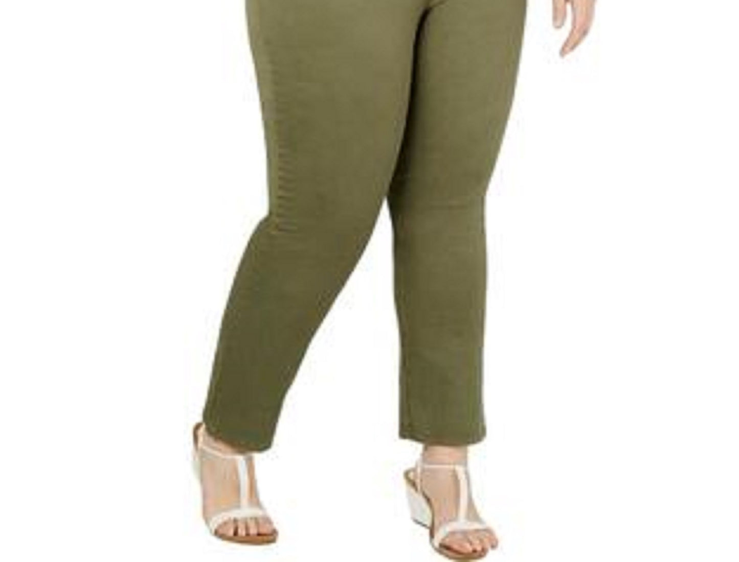 Style & Co Women's Chino Pants Green Size 18