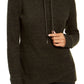 Ideology Women's Cowl Neck Fitness Sweatshirt Dark Green Size Medium