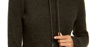 Ideology Women's Cowl Neck Fitness Sweatshirt Dark Green Size Medium