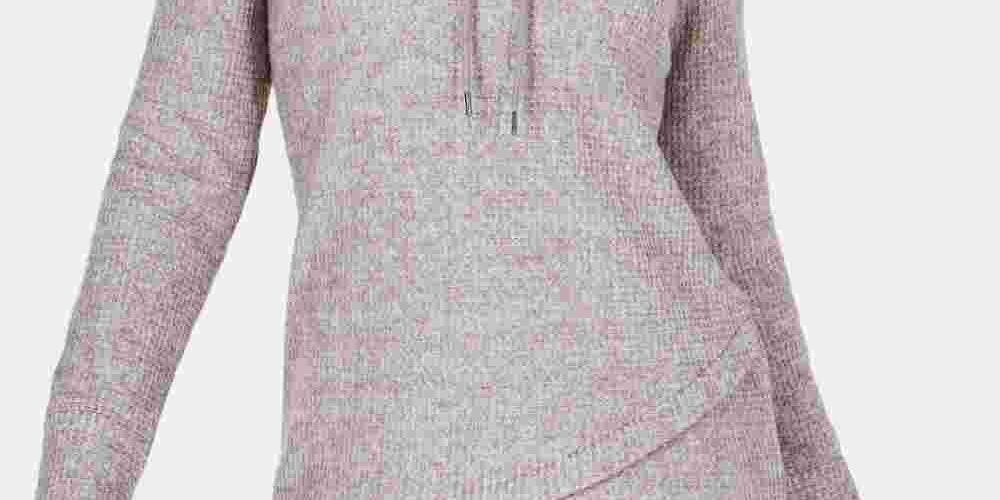 INC International Concepts Women's New Bright White Women's Stretch Cutout Knit Top Gray Size X-Large