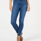 Style & Co Women's High Rise Curvy Fit Jeggings Blue Size 4