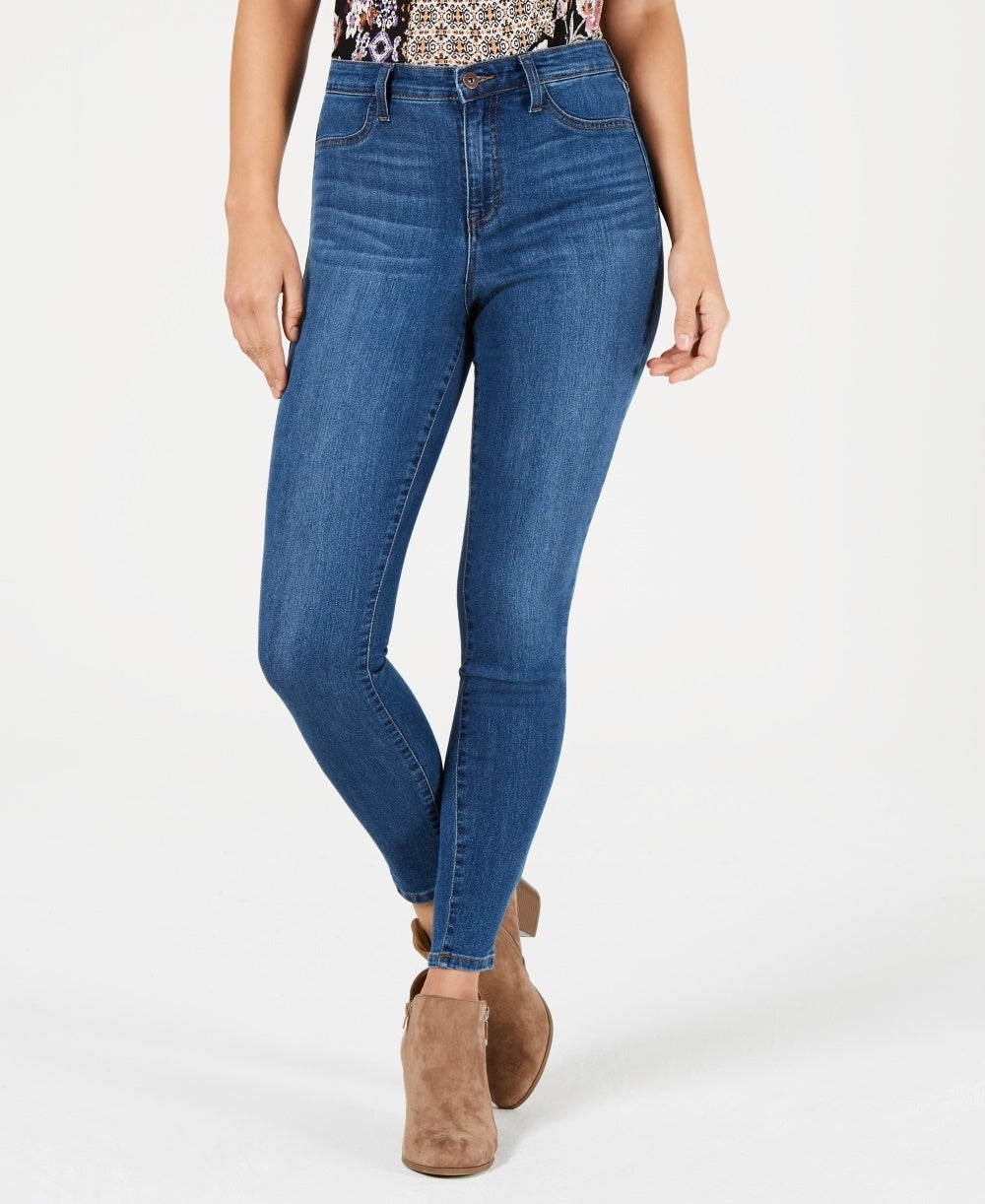 Style & Co Women's High Rise Curvy Fit Jeggings Blue Size 4