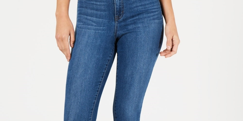 Style & Co Women's High Rise Curvy Fit Jeggings Blue Size 4