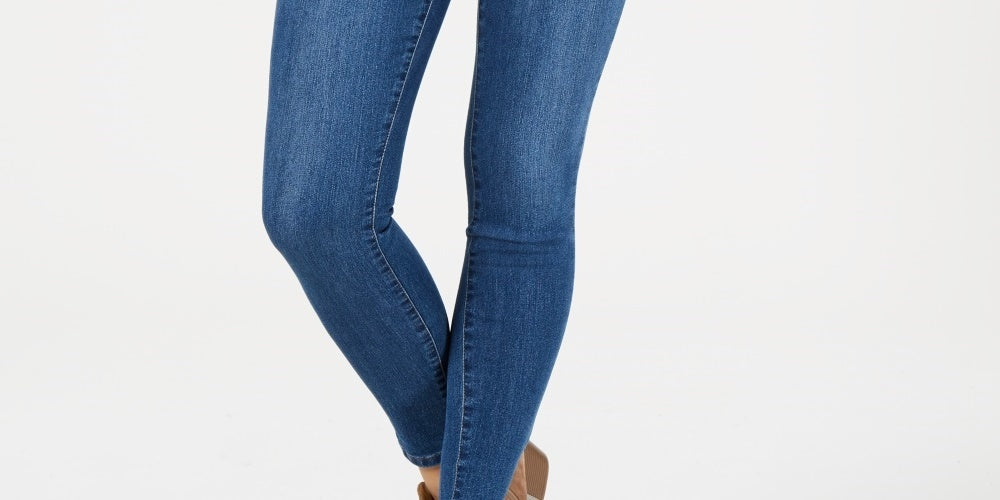 Style & Co Women's High Rise Curvy Fit Jeggings Blue Size 4