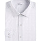 Bar III Men's Polka Dot Collared Semi Fitted Fit Stretch Dress Shirt White Size 14.5X32-33