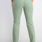 Charter Club Women's Cambridge Skinny Pull On Tummy Control Pants Green Size 4