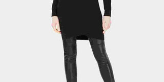 Bar III Women's Black Hooded Long Sleeve Crew Neck Tunic Sweater Black Size Small