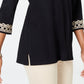 Charter Club Women's 3/4 Sleeve Textured Tunic White Size Petite Small