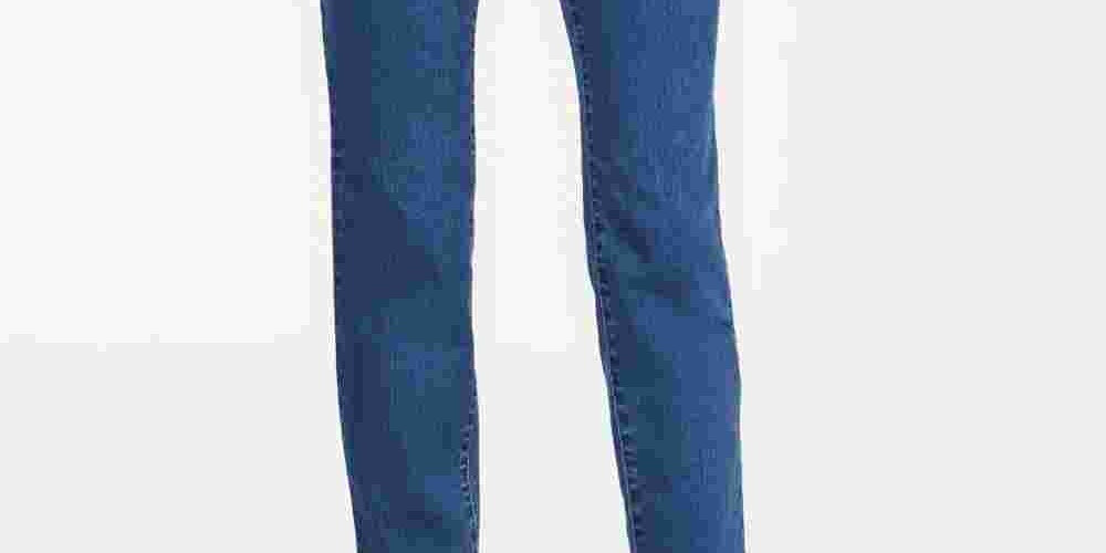 Charter Club Women's Tummy Control Ankle Length Jeans Blue Size 8