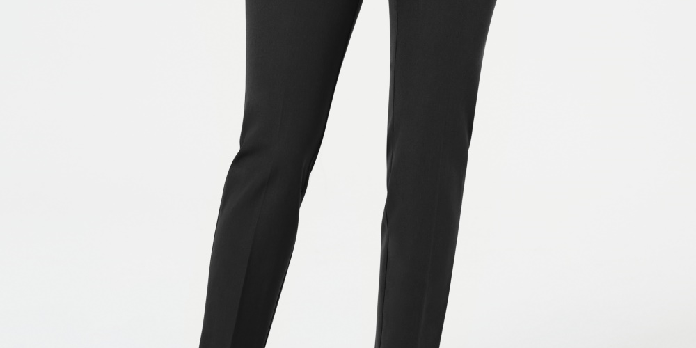 Alfani Women's Comfort Waist Skinny Pants Black Size 6 Petite