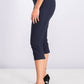 Charter Club Women's Pull-On Capri Pants Bright Blue Size 2 Petite