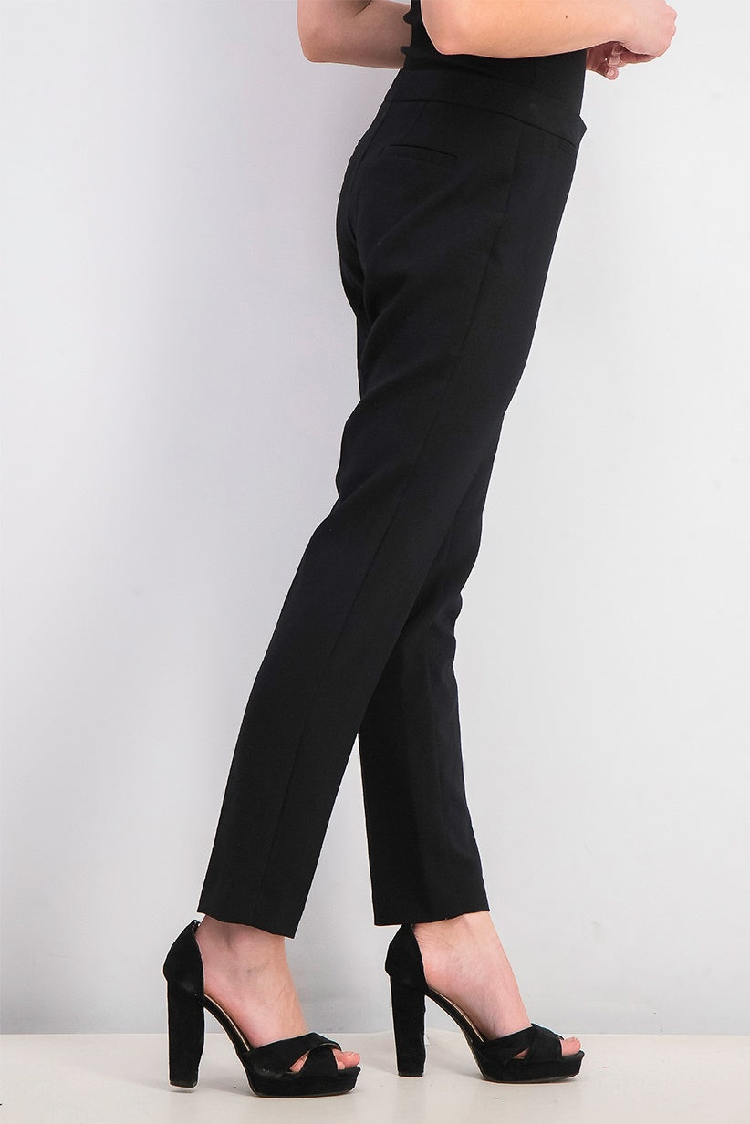 Charter Club Women's Newport Straight-Leg Pants Black Size 4