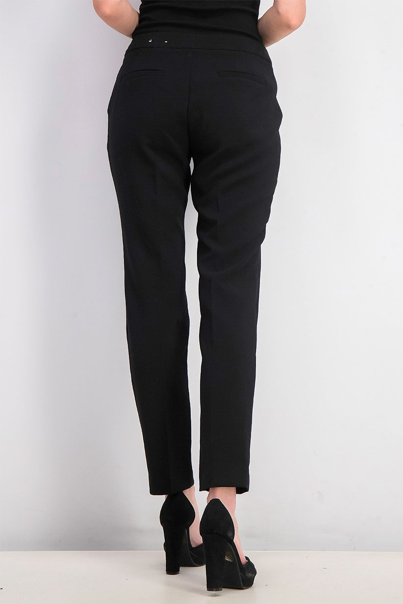 Charter Club Women's Newport Straight-Leg Pants Black Size 4