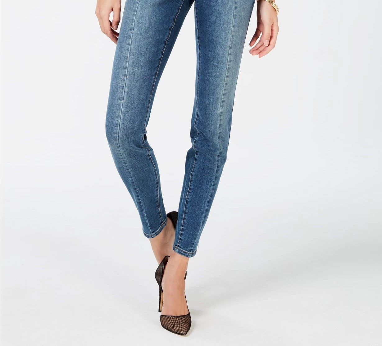 INC International Concepts Women's Pull-On Skinny Jeans Blue Size 0