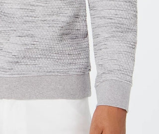 Alfani Men's Heathered Sweatshirt Gray Size Large