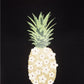 Karen Scott Women's Cotton Pineapple Graphic Print T-Shirt Black Size Large